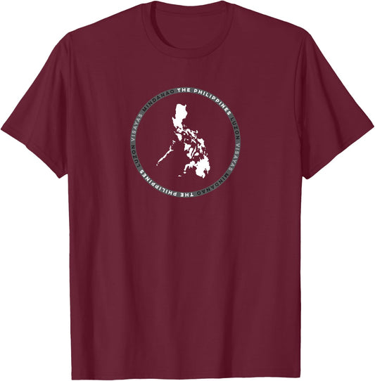 The Philippines Graphic T-Shirt - T-Shirt | Maroon