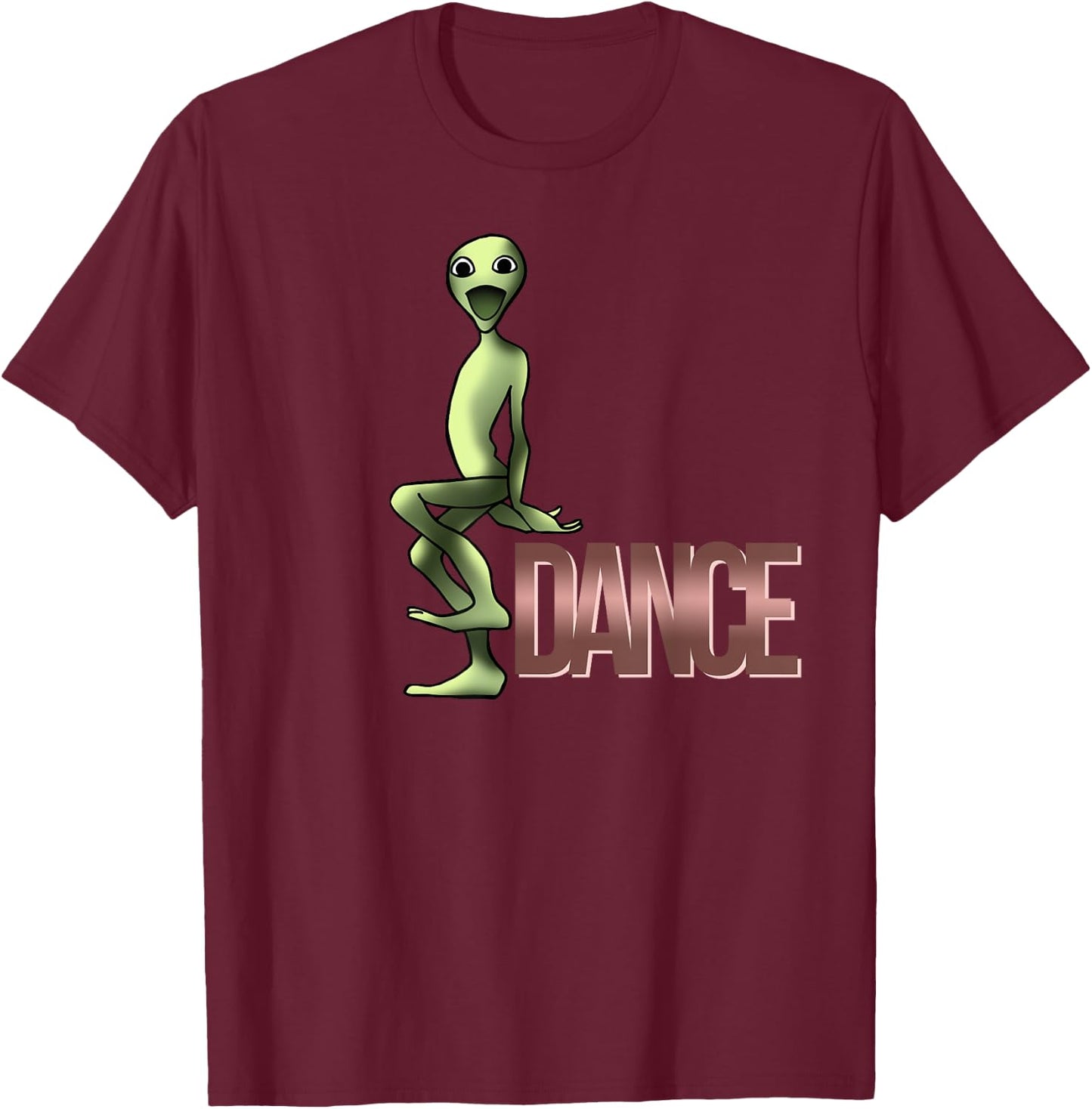Funny Alien Dance green Frog Shirt Gift Cosita Shirts T-Shirt - T-Shirt | Maroon