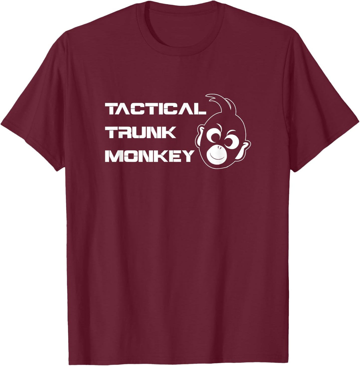Tactical Trunk Monkey T Shirt 20204 T-Shirt - T-Shirt | Maroon