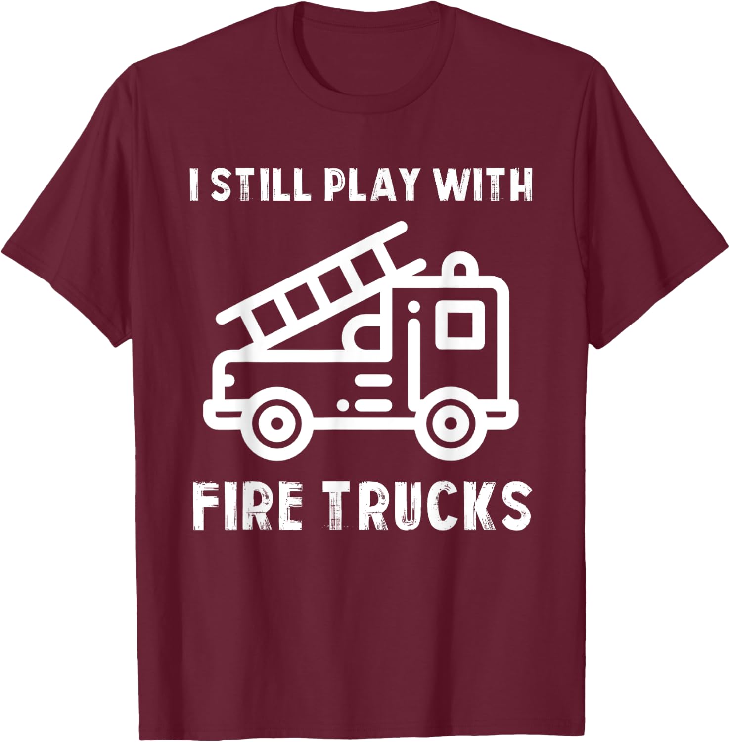 Funny Firefighters | Firefighter Gift Firemen T-Shirt - T-Shirt | Maroon