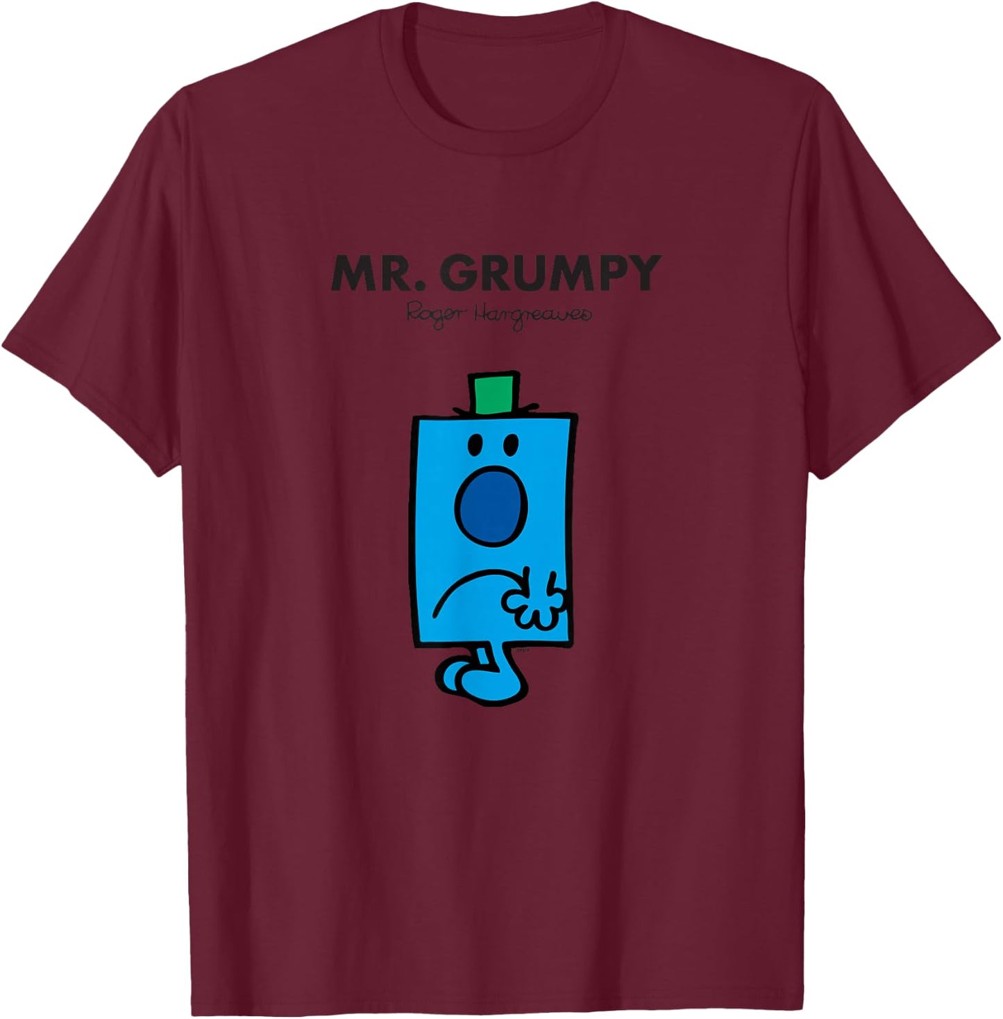 Mr. Men Mr. Grumpy T-Shirt - T-Shirt | Maroon