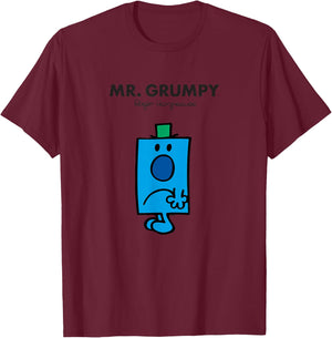 Mr. Men Mr. Grumpy T-Shirt - T-Shirt | Maroon