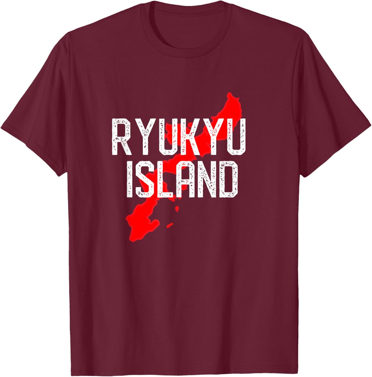 Ryukyu Island - Okinawa Japan Gift T-Shirt - T-Shirt | Maroon