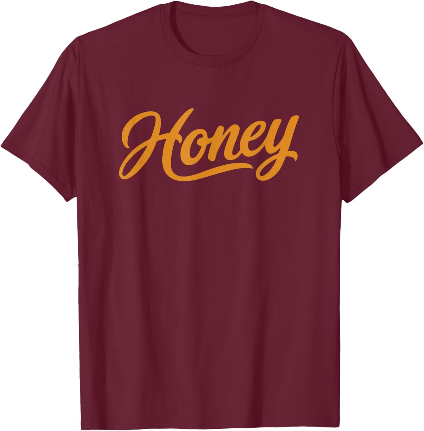 Honey Casual Women's Fashion Concert Shirt T-Shirt - T-Shirt | Maroon