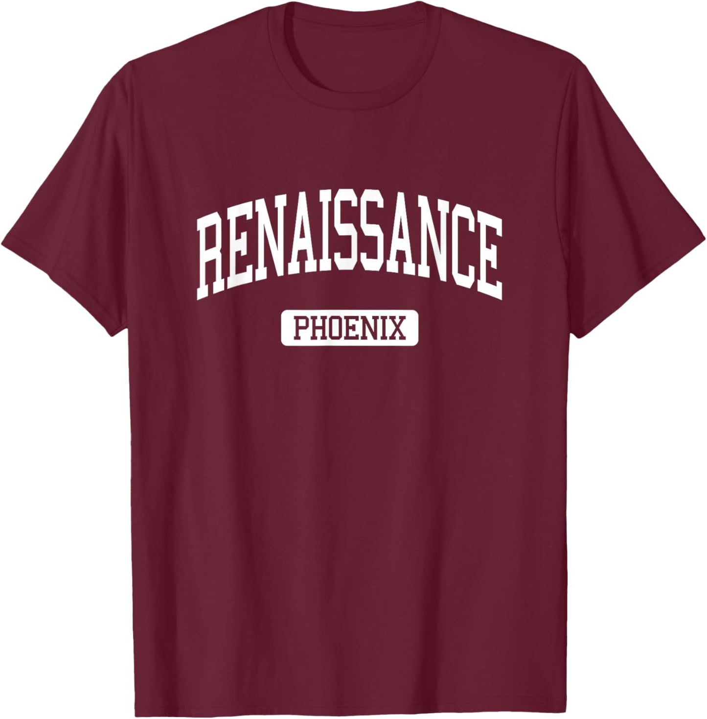 Renaissance High School HS Detroit MI Varsity Sports T-Shirt - T-Shirt | Maroon