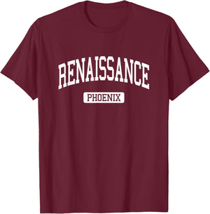 Renaissance High School HS Detroit MI Varsity Sports T-Shirt - T-Shirt | Maroon