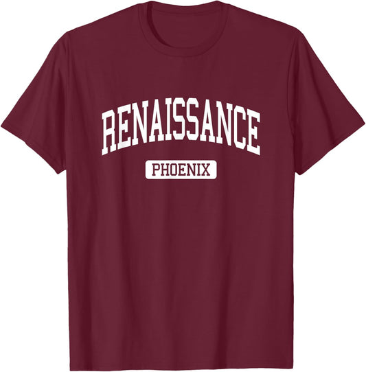 Renaissance High School HS Detroit MI Varsity Sports T-Shirt - T-Shirt | Maroon