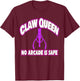 Claw Queen Arcade Game Machine Prize Gift Winner Girls T-Shirt - T-Shirt | Maroon