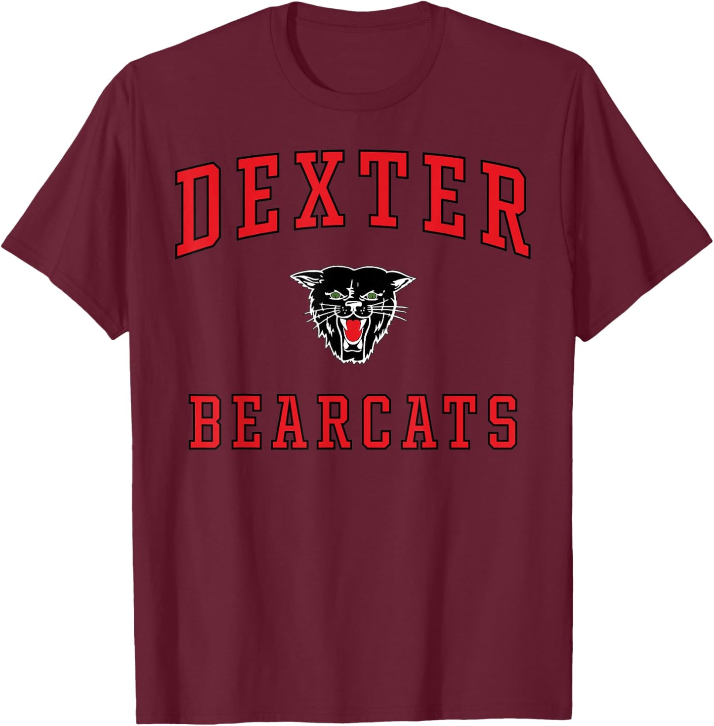 Dexter High School Bearcats T-Shirt - T-Shirt | Maroon