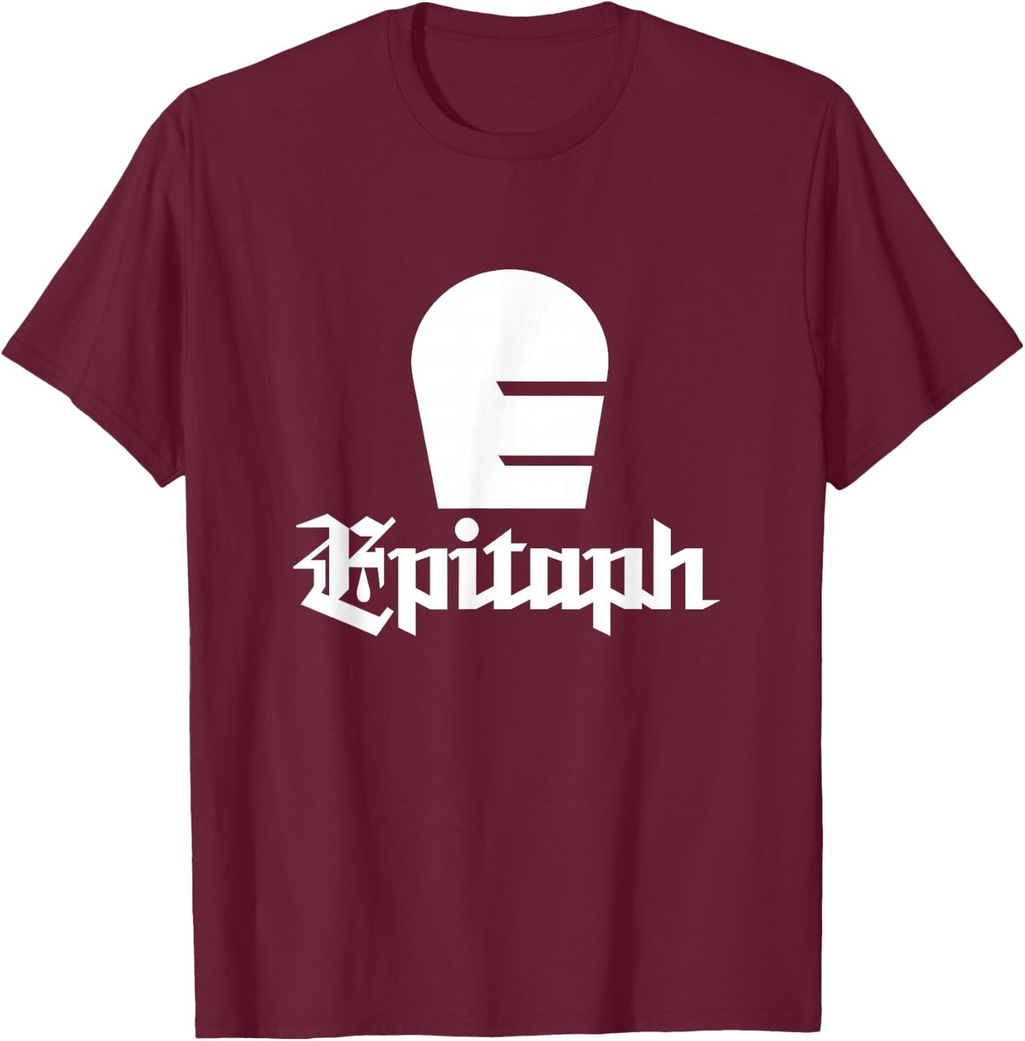 Epitaph Records - E Logo - Official Merchandise T-Shirt - T-Shirt | Maroon