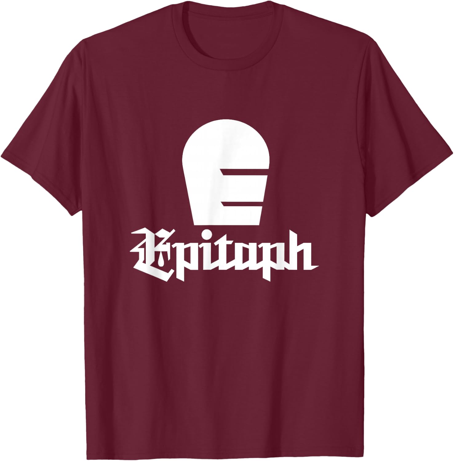Epitaph Records - E Logo - Official Merchandise T-Shirt - T-Shirt | Maroon