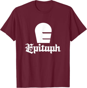 Epitaph Records - E Logo - Official Merchandise T-Shirt - T-Shirt | Maroon