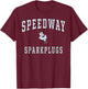 Speedway High School Sparkplugs T-Shirt - T-Shirt | Maroon