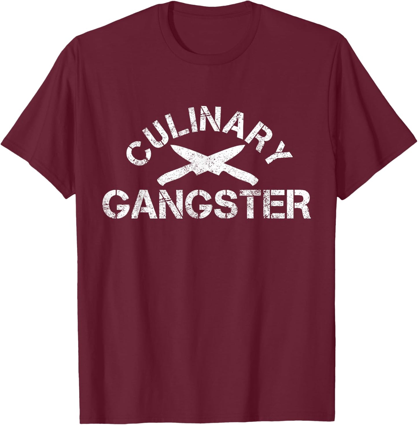 Koch Culinary Gangster Funny Cooking Gift T-Shirt - T-Shirt | Maroon