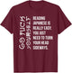 Reading Japanese Is Really Easy Student Quotes Funny Gifts T-Shirt - T-Shirt | Maroon