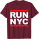 Run NYC Classic Logo T Shirt T-Shirt - T-Shirt | Maroon