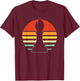 Retro Chess Bishop T-Shirt - T-Shirt | Maroon