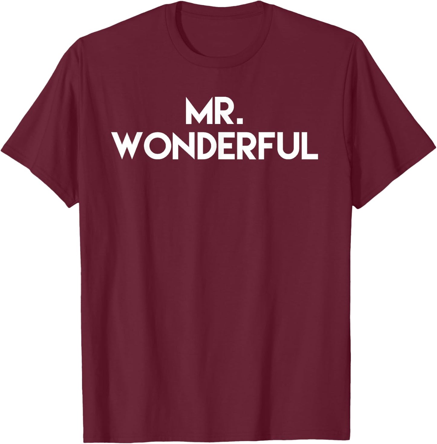Hello Mr. Wonderful, Ready To Invest T Shirt T-Shirt - T-Shirt | Maroon