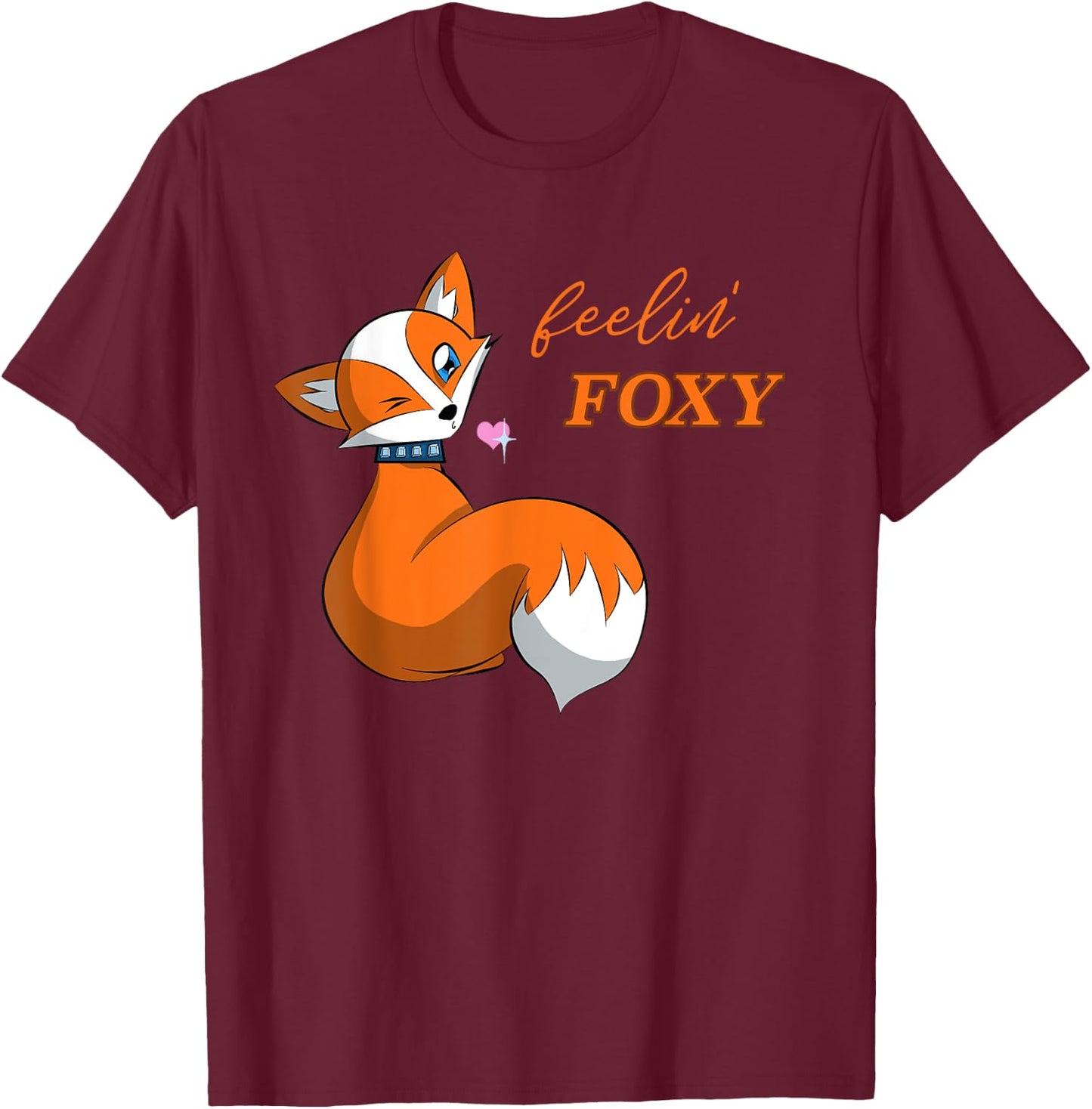 Feelin' Foxy T-Shirt - T-Shirt | Maroon