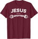 Jesus Is My Spotter | Funny Gym & Workout Christian Gifts T-Shirt - T-Shirt | Maroon