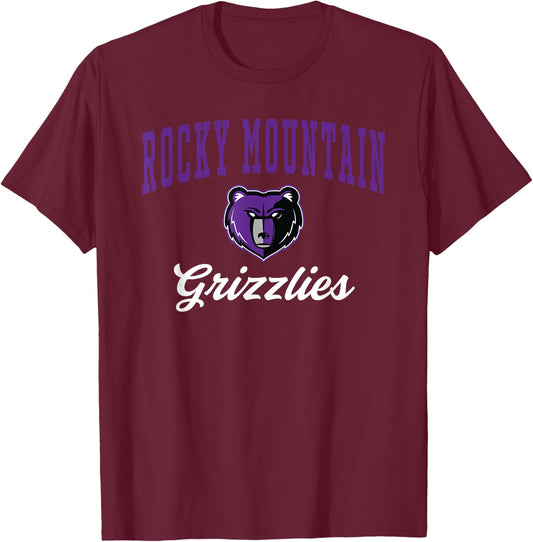 Rocky Mountain High School Grizzlies T-Shirt - T-Shirt | Maroon