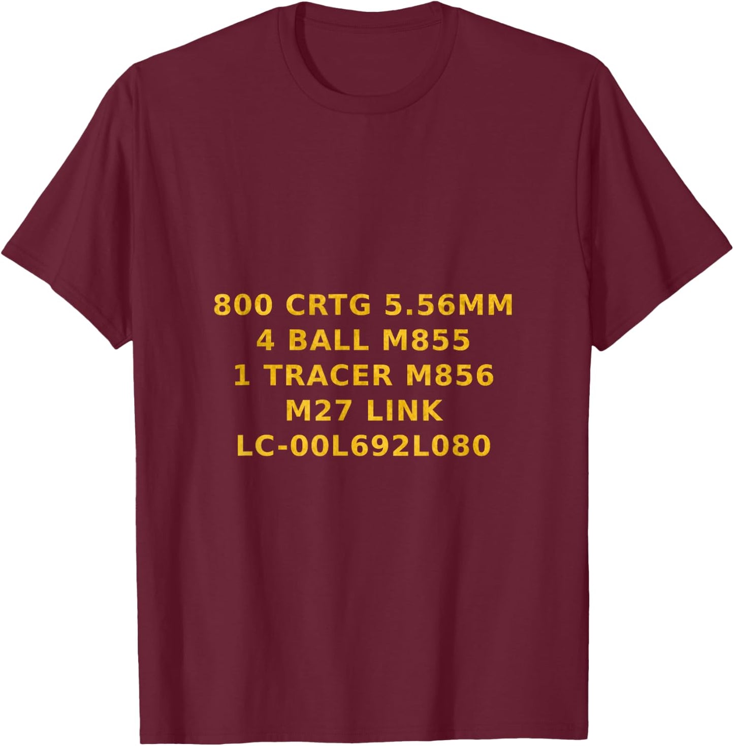 Ammo can (5.56) T-Shirt - T-Shirt | Maroon