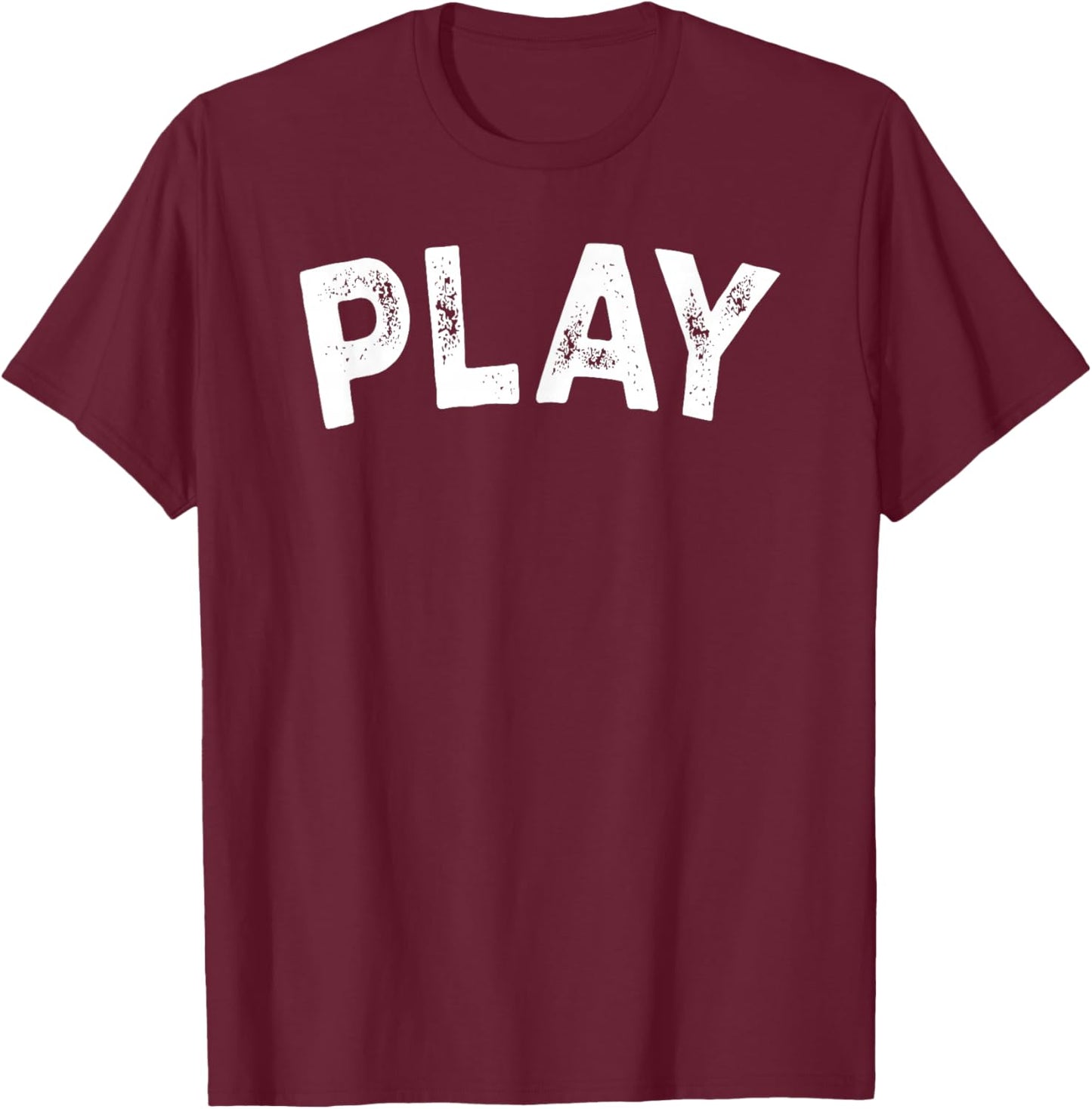 Play T-Shirt - T-Shirt | Maroon