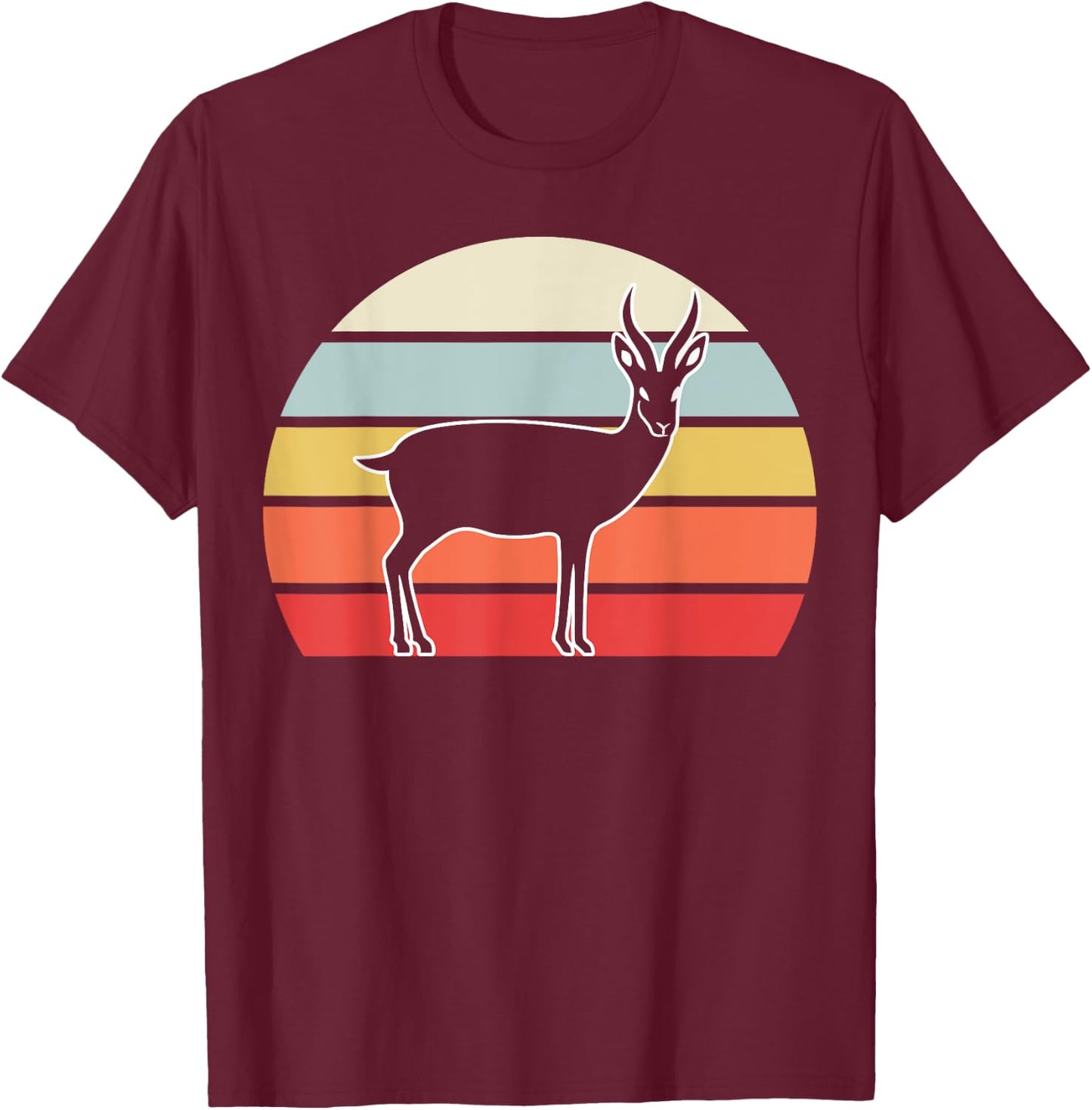 Springbok Shirt for African Animals Lover T-Shirt - T-Shirt | Maroon
