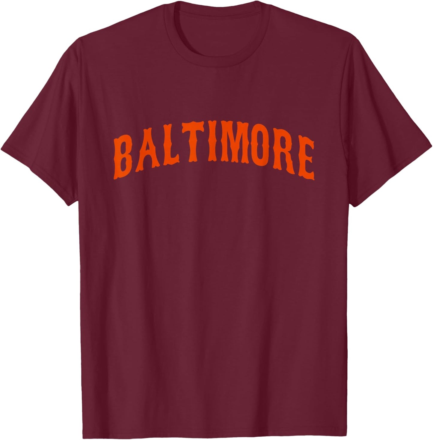 Baltimore - Throwback Design - Classic T-Shirt - T-Shirt | Maroon