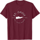 St. Croix USVI Graphic Vintage Retro T Shirt T-Shirt - T-Shirt | Maroon