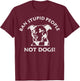 Ban Stupid People Pit Bull (Pitbull shirt, dogs) T-Shirt - T-Shirt | Maroon