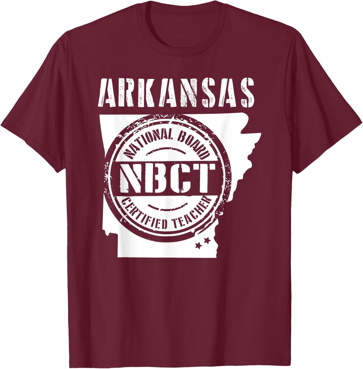 Arkansas National Board Certified Teacher Women T-Shirt - T-Shirt | Maroon