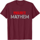 Project Mayhem - Underground Boxing Club Shirt T-Shirt - T-Shirt | Maroon