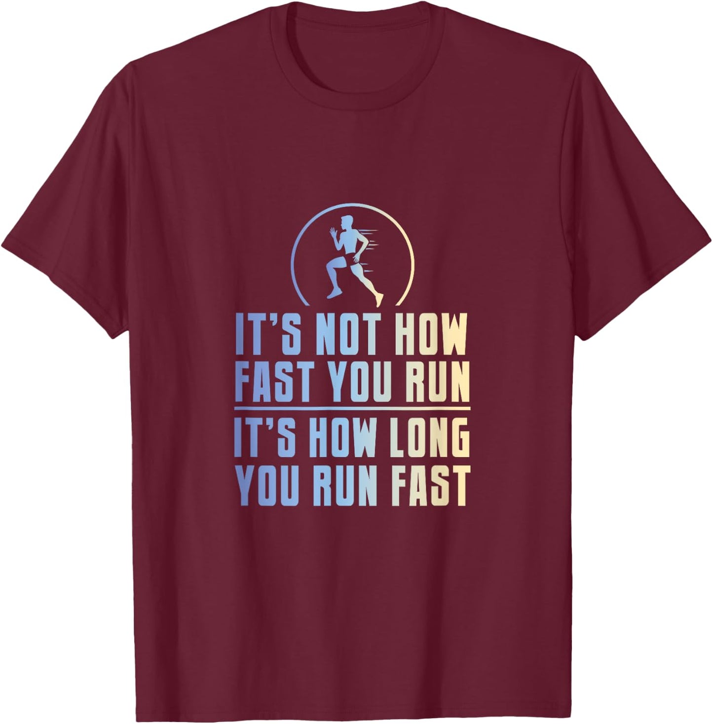 Funny Long Distance Runner XC Coach Cross Country Gift T-Shirt - T-Shirt | Maroon