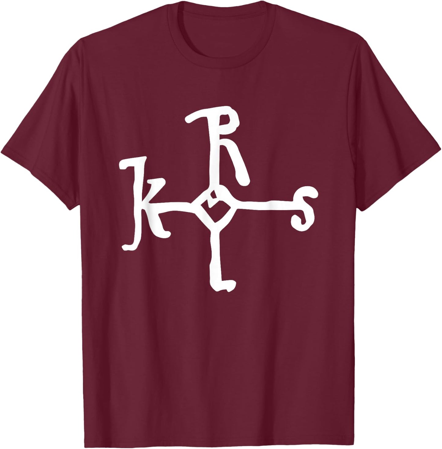 Charlemagne Shirt King Charles Monogram T-Shirt - T-Shirt | Maroon