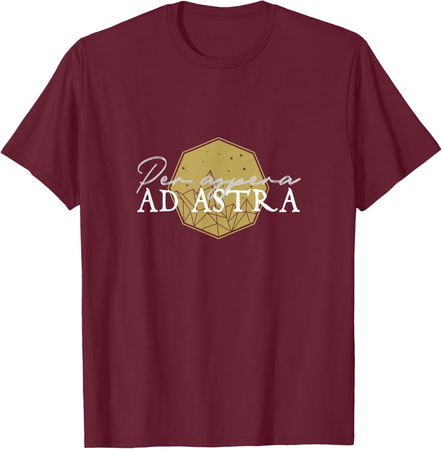 Per aspera ad astra T-Shirt - T-Shirt | Maroon