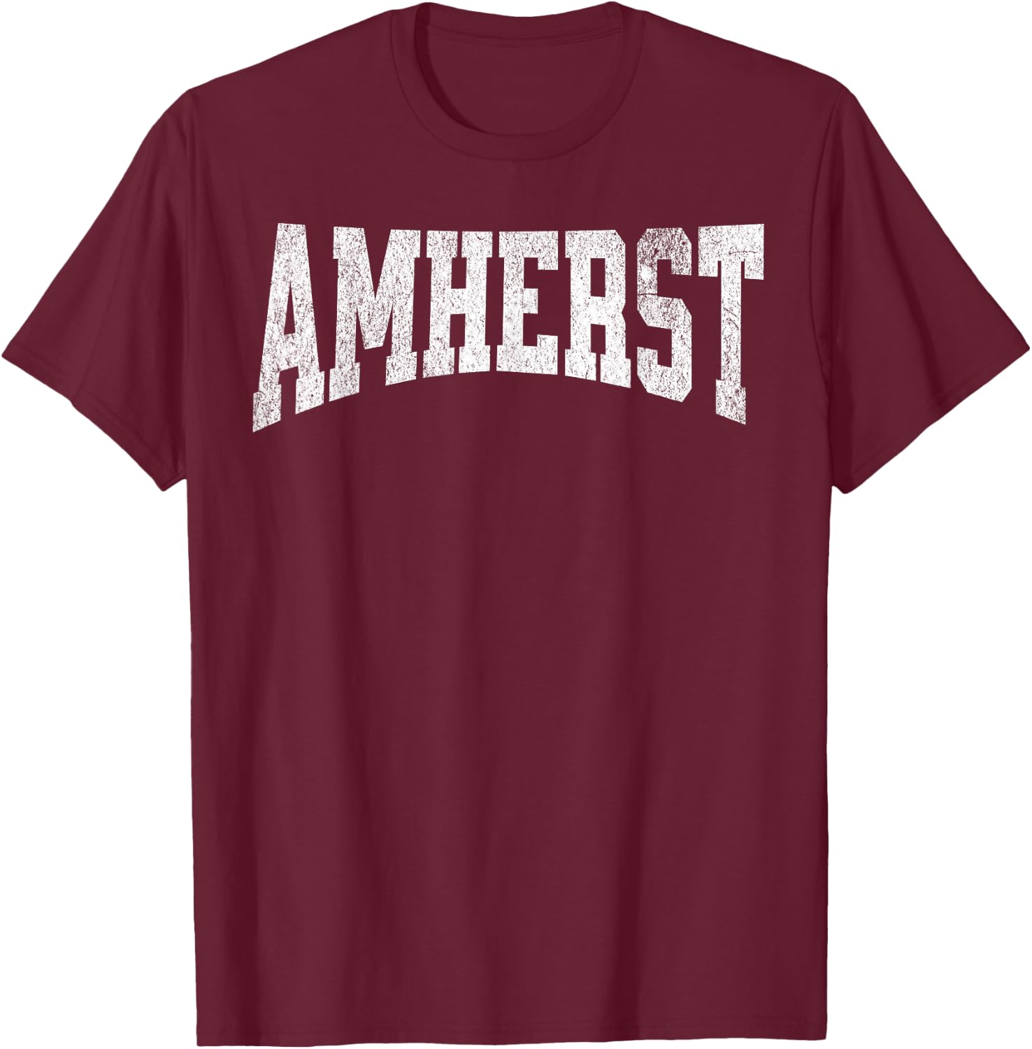 Amherst vintage city Massachusetts T-Shirt - T-Shirt | Maroon