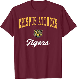 Crispus Attucks High School Tigers T-Shirt - T-Shirt | Maroon