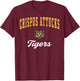 Crispus Attucks High School Tigers T-Shirt - T-Shirt | Maroon