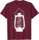 Thy Word is a Lamp Unto My Feet - Psalm 119 - Hand Lettered T-Shirt - T-Shirt | Maroon