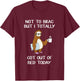 Funny Sloth Sleepy Pajama T Shirt Got Out Of Bed T-Shirt - T-Shirt | Maroon
