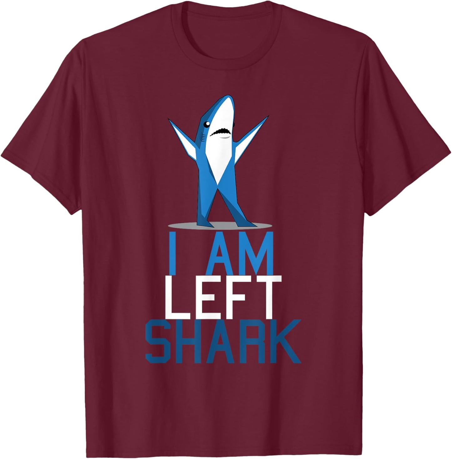 Left shark bad at dancing T-Shirt - T-Shirt | Maroon