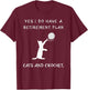 Crochet Cute Cat Kitty Knitting Pet Animal Crocheting T-Shirt - T-Shirt | Maroon