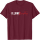 IllumiNaughty Funny Conspiracy Theory Illuminati T-Shirt - T-Shirt | Maroon