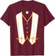 Priest Costume Halloween Shirt - Preacher Shirt T-Shirt - T-Shirt | Maroon