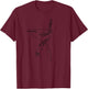 Wren design - for birdwatchers and bird lovers T-Shirt - T-Shirt | Maroon