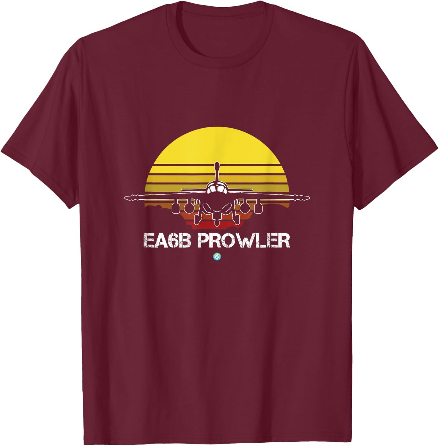 Vintage EA-6B Prowler Military Aircraft Shirt Gift T-Shirt - T-Shirt | Maroon