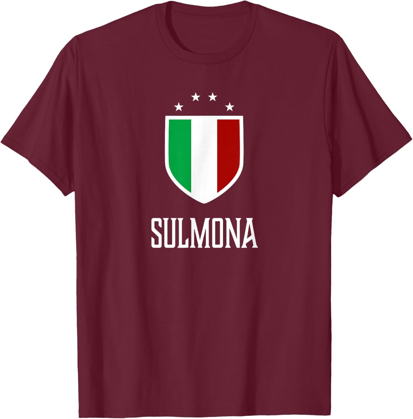 Sulmona, Italy - Italian Italia T-Shirt - T-Shirt | Maroon