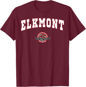 Elkmont High School Red Devils C2 T-Shirt - T-Shirt | Maroon