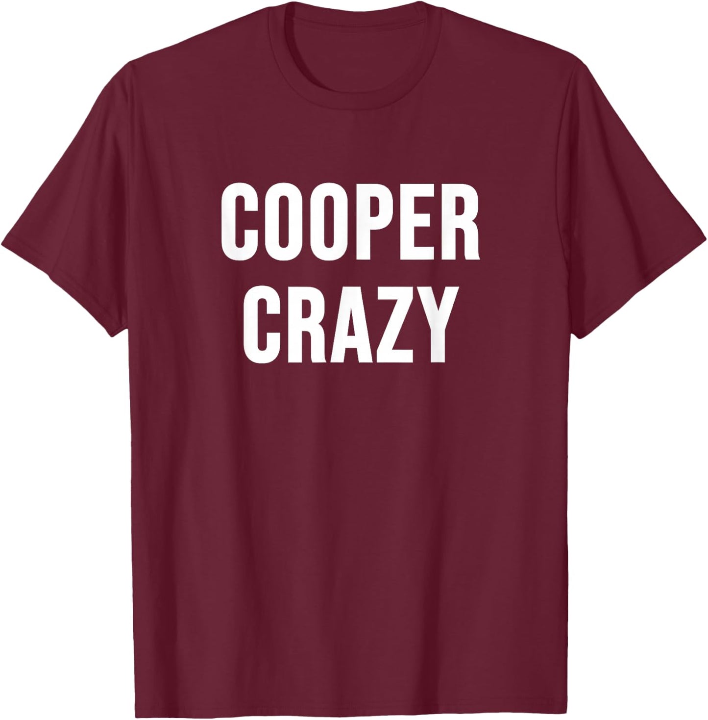 Cooper Crazy T-Shirt - T-Shirt | Maroon